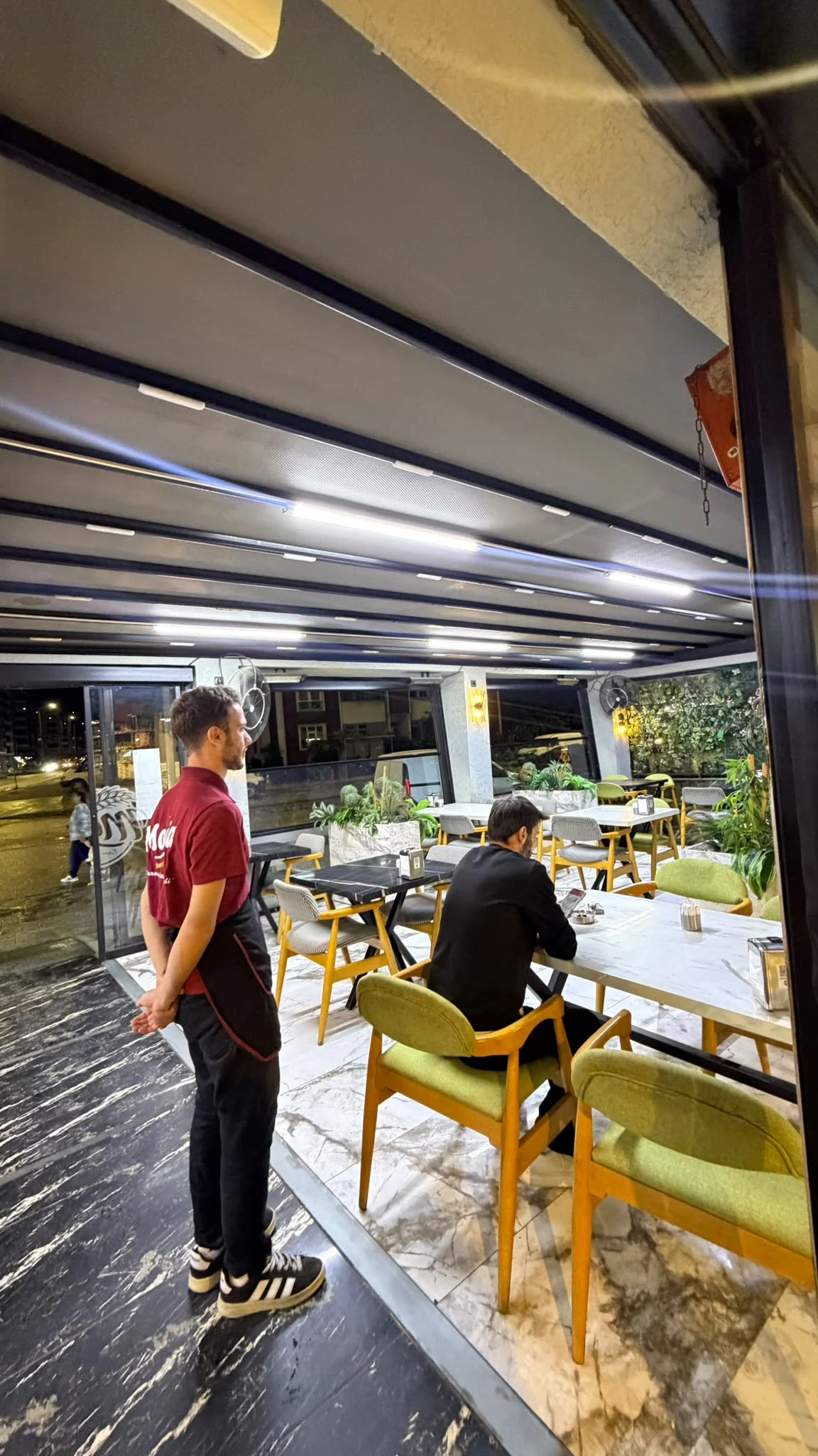 Samsun Moda Fırın Cafe’nin oturma alanı